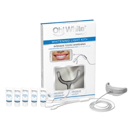 OH! WHITE PREMIUM WHITENING + BLANQUEAMIENTO DENTAL INTENSIVO KIT 5 DIAS