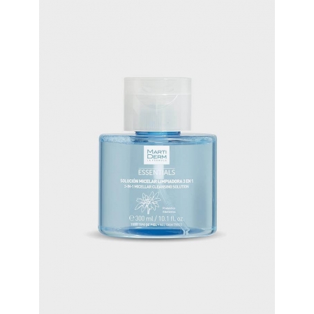 MARTIDERM SOLUCION MICELAR LIMPIADORA 3 EN 1 300 ML