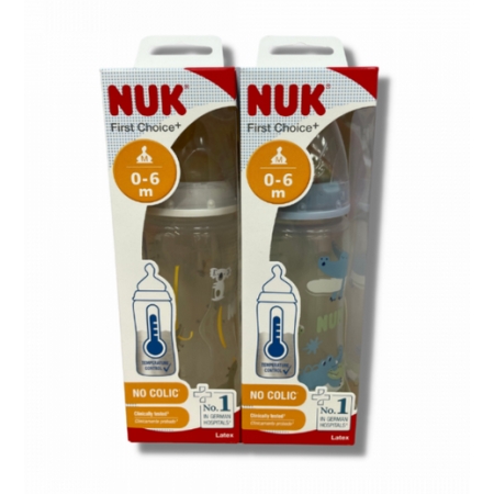 NUK FIRST CHOICE+ BIBERON PP TETINA DE LATEX 0-6 MESES 300 ML