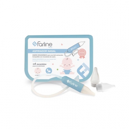FARLINE BEBE ASPIRADOR NASAL CON 4 RECAMBIOS