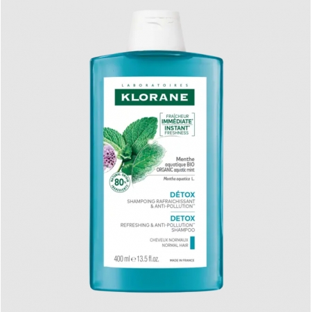 KLORANE CHAMPU A LA MENTA BIO 400 ML