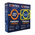 CONTROL PACK EASY WAY FINISSIMO 2 X 10 PRESERVATIVOS