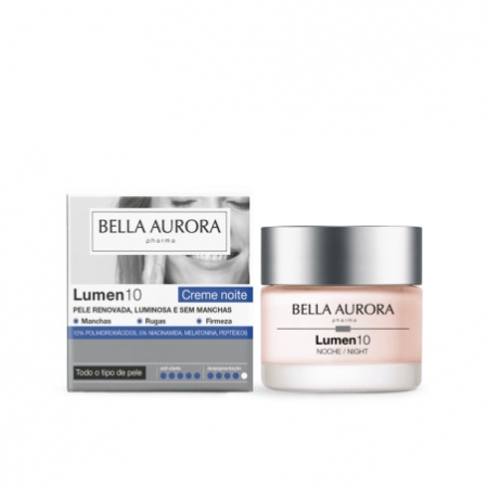 BELLA AURORA LUMEN10 CREMA ANTIEDAD ANTIMANCHAS GLOBAL NOCHE 50 ML