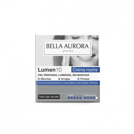 BELLA AURORA LUMEN10 CREMA ANTIEDAD ANTIMANCHAS GLOBAL NOCHE 50 ML