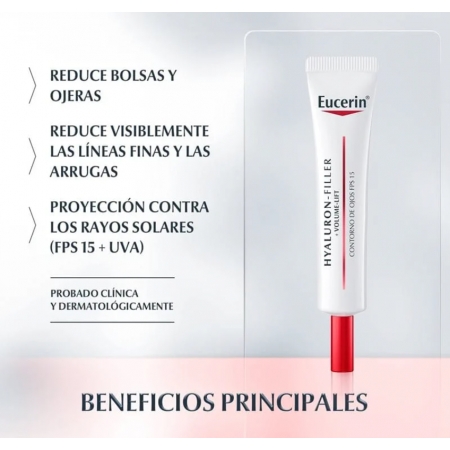 EUCERIN ANTIEDAD HYALURON FILLER FPS15 CONTORNO OJOS 15 ML