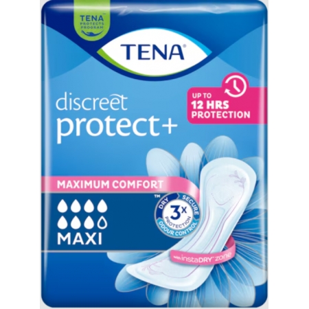 TENA DISCREET MAXI 12 UNIDADES