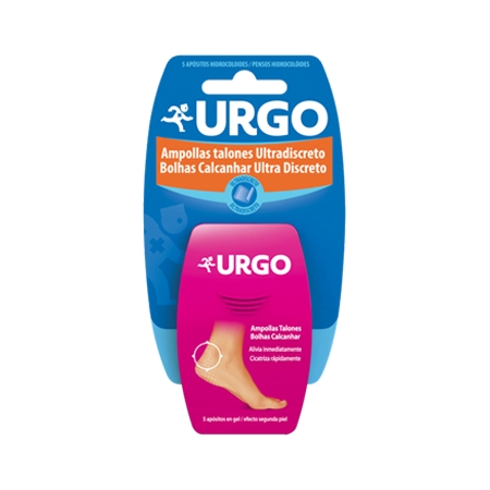 URGO AMPOLLAS 6 APOSITOS ULTRADICRETOS CON HIDROCOLOIDE PARA EL TALON