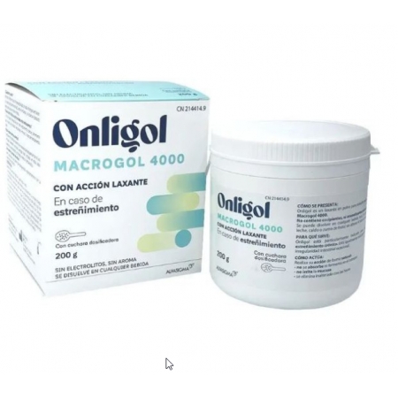 ONLIGOL MACROGOL 4000 POLVO 1 FRASCO 200 G