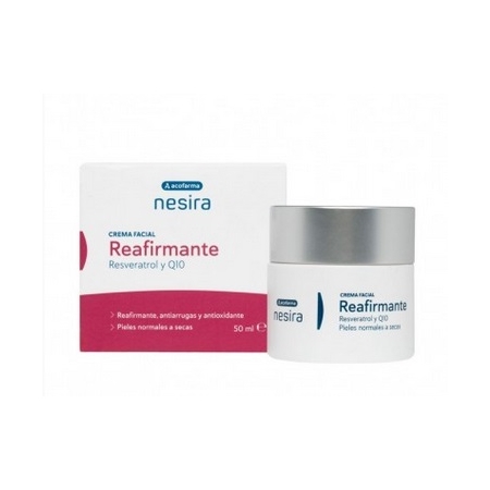 ACOFARMA NESIRA CREMA FACIAL REAFIRMANTE RESVERATROL Y Q10 50 ML