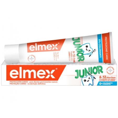 ELMEX JUNIOR DENTIFRICO 6-12 AÑOS 75 ML