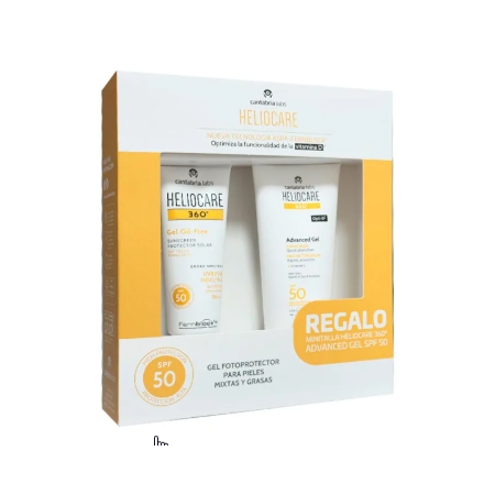 HELIOCARE PACK 360º GEL OIL FREE SPF50+ + 360º ADVANCED GEL MINITALLA