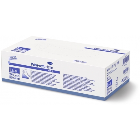 PEHA-SOFT 150 GUANTES DE NITRILO DESECHABLES TALLA L BLUE