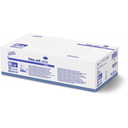 PEHA-SOFT 150 GUANTES DE NITRILO DESECHABLES TALLA M BLUE