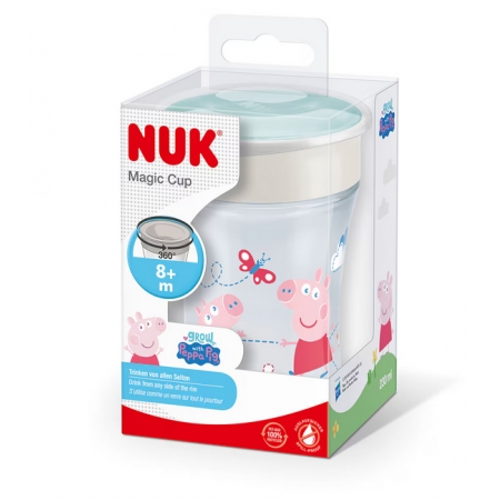 NUK MAGIC CUP PEPPA PIG +8 MESES 230 ML -BAJA-