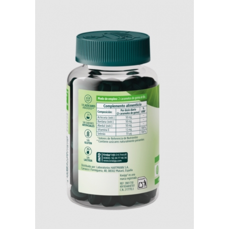 KNEIPP DETOX GUMMIES 60 CARAMELOS DE GOMA SABOR MANZANA LIMON