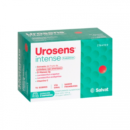 UROSENS INTENSE 14 SOBRES 3,1 G SABOR FRAMBUESA