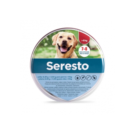 SERESTO 4,5/2,03 G 1 COLLAR PARA PERROS  8 KG (70 CM)