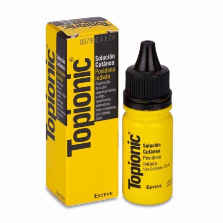 TOPIONIC 100 MG/ML SOLUCION CUTANEA 1 FRASCO 25 ML