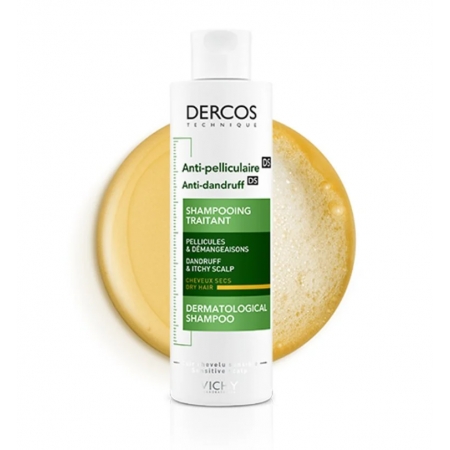 DERCOS TECHNIQUE ANTICASPA DS CHAMPU CABELLO SECO 400 ML