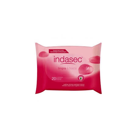 INDASEC 20 TOALLITAS HIGIENE INTIMA