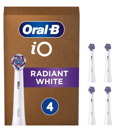 ORAL-B 4 RECAMBIOS IO RADIANT WHITE