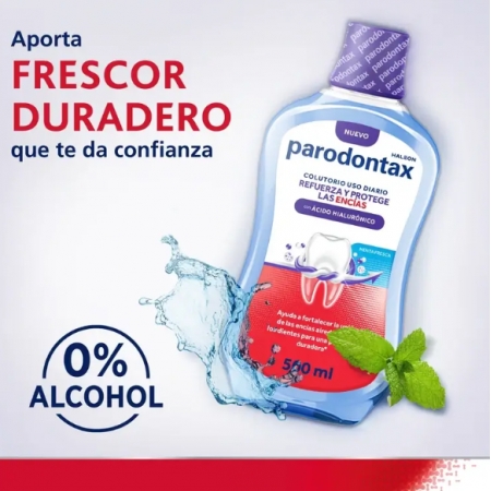 PARODONTAX REFUERZA Y PROTEGE LAS ENCIAS COLUTORIO 500 ML