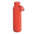 QUOKKA BOTELLA ACERO INOXIDABLE SOLID CON COLGADOR ORANGE 630 ML