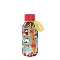 QUOKKA KIDS BOTELLA ACERO INOXIDABLE SOLID CON COLGADOR GROVE BIRDS 330 ML