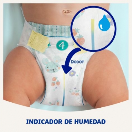 DODOT SENSITIVE 56 PAÑALES TALLA 3 6-10 KG