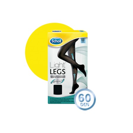 Scholl medias "Light Legs" 60 DEN negro talla L
