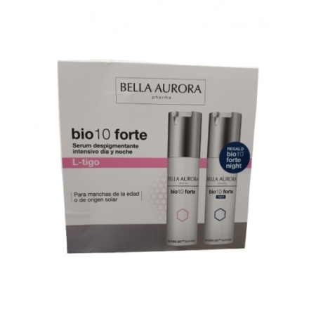BELLA AURORA PACK SERUM DESPIGMENTANTE BIO 10 FORTE L-TIGO DIA Y NOCHE