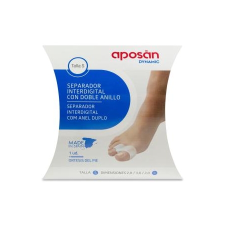 APOSAN SEPARADOR INTERDIGITAL CON DOBLE ANILLO  TALLA S