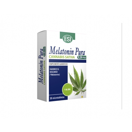 ESI MELATONINA PURA 1.9 MG + CANNABIS 30 MICROTABLETAS