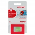 APOSAN 2 TAPONES DE SILICONA INYECTADA REUTILIZABLES TALLA PEQUEÑA