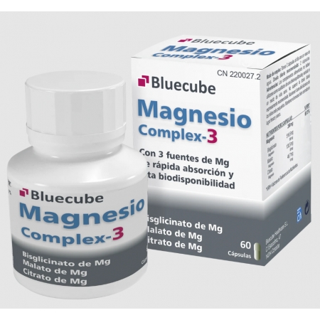 BLUECUBE MAGNESIO COMPLEX-3 60 CAPSULAS
