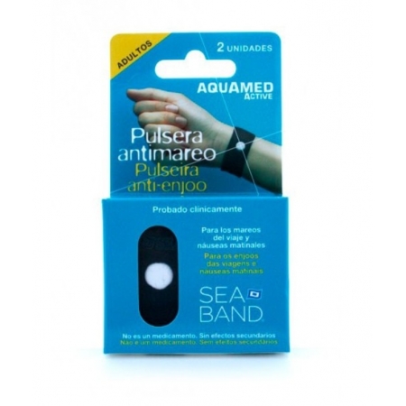 AQUAMED ACTIVE 2 PULSERAS ANTIMAREO ADULTO