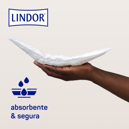 LINDOR LADY PAD 3 GOTAS INCONTINENCIA ORINA NORMAL 28 COMPRESAS