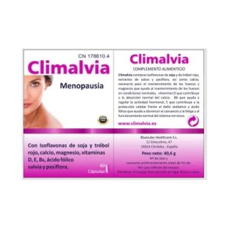 BLUECUBE CLIMALVIA 60 CAPSULAS