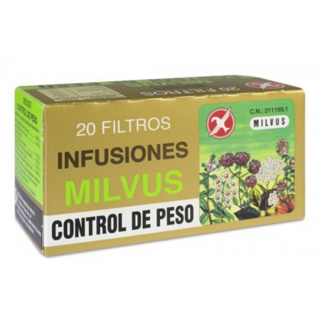 MILVUS CONTROL DE PESO 20 FILTROS 1,2 G