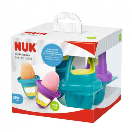 NUK MOLDES PARA HELADO 2 COLORES