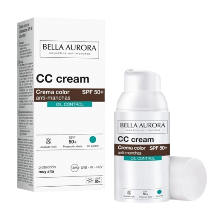 BELLA AURORA CC CREAM SPF50+ OIL CONTROL 30 ML