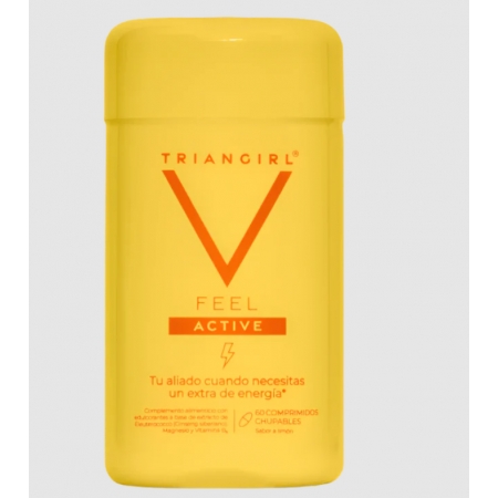 TRIANGIRL FEEL ACTIVE 60 COMPRIMIDOS CHUPABLES SABOR LIMON