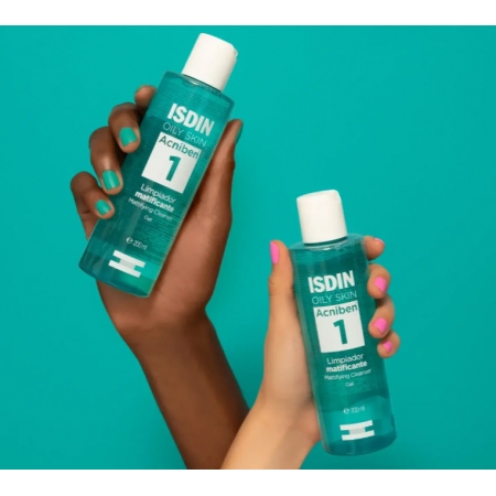 ISDIN OILY SKIN ACNIBEN LIMPIADOR MATIFICANTE GEL 200 ML