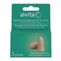 ALVITA 3 PARES DE TAPONES OIDOS DE ESPUMA