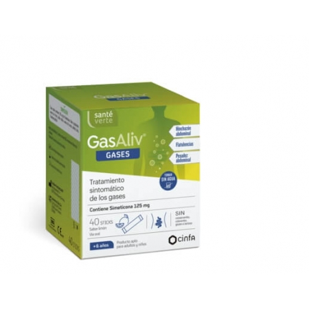 SANTE VERTE GASALIV GASES 40 STICKS 125 MG