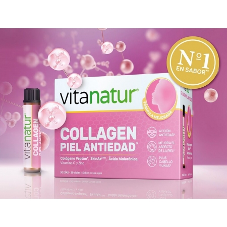 VITANATUR COLAGEN PIEL 25 + 5 VIALES