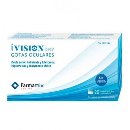IVISION DRY GOTAS OCULARES 20 UNIDOSIS 0,5 ML