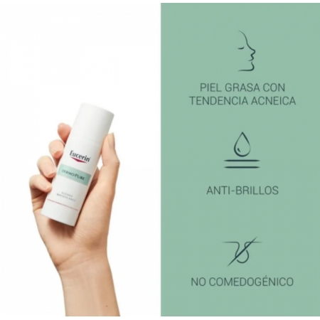 EUCERIN DERMOPURE OIL CONTROL FLUIDO FACIAL HIDRATANTE MATIFICANTE 50 ML