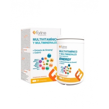 FARLINE ENERGY 30 COMPRIMIDOS (VITAMINAS, GINSENG, COQ10)