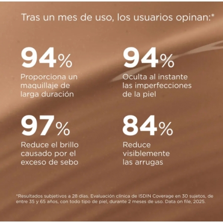 ISDIN COVERAGE MAQUILLAJE SPF50+ 30 G COLOR 5.0 BRONZE
